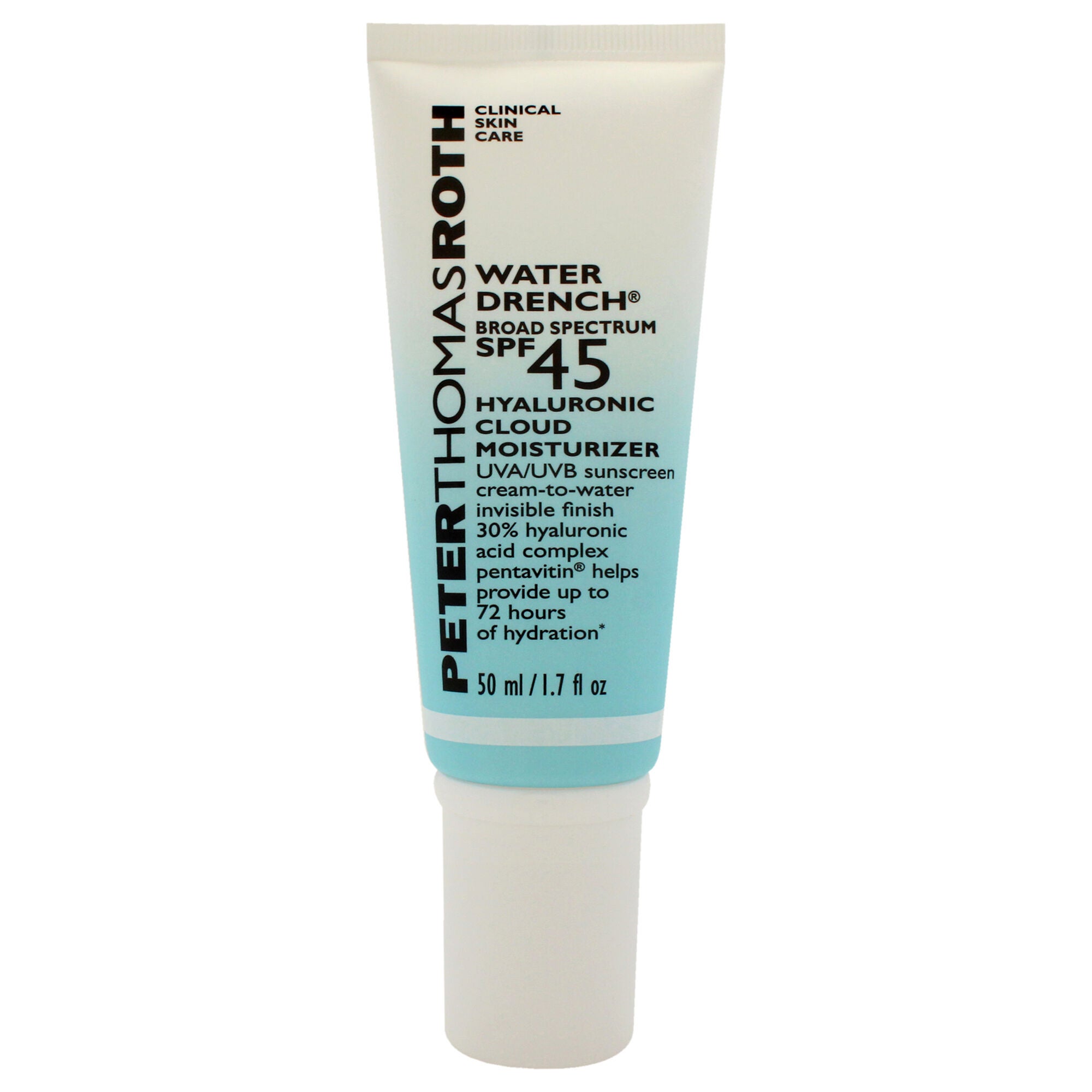 Water Drench Cloud Cream Moisturizer SPF 45 by Peter Thomas Roth for Unisex - 1.7 oz Cream, See Description, alternate image number 1