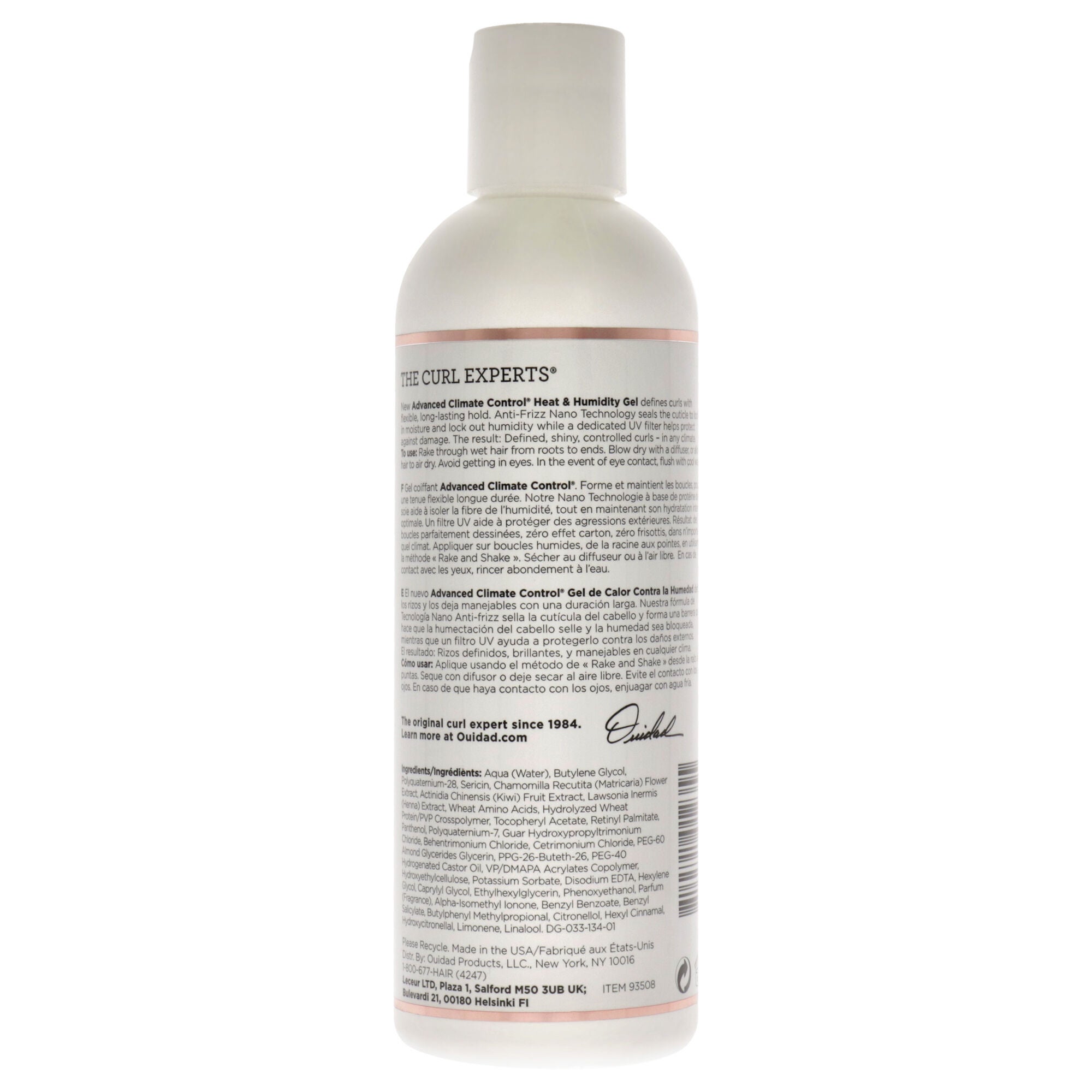 Advanced Climate Control Heat and Humidity Gel by Ouidad for Unisex - 8.5 oz Gel, See Description, alternate image number 1