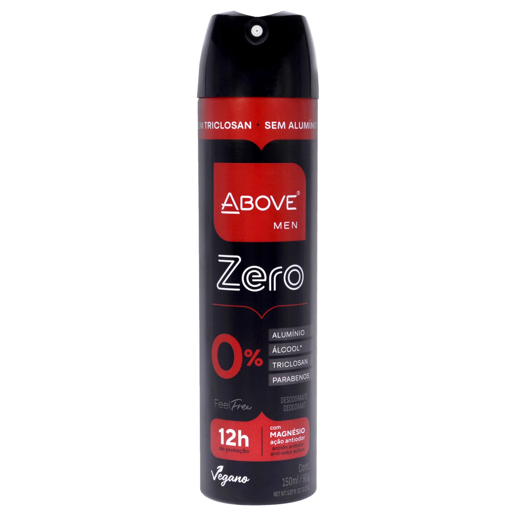 12 Hours Feel Free Deodorant - Zero by Above for Men - 3.17 oz Deodorant Spray, See Description, hi-res image number 0