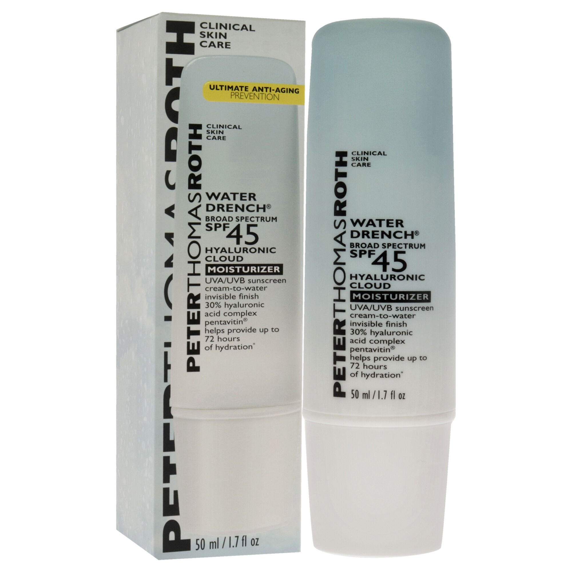 Water Drench Cloud Cream Moisturizer SPF 45 by Peter Thomas Roth for Unisex - 1.7 oz Cream, , alternate image number 7