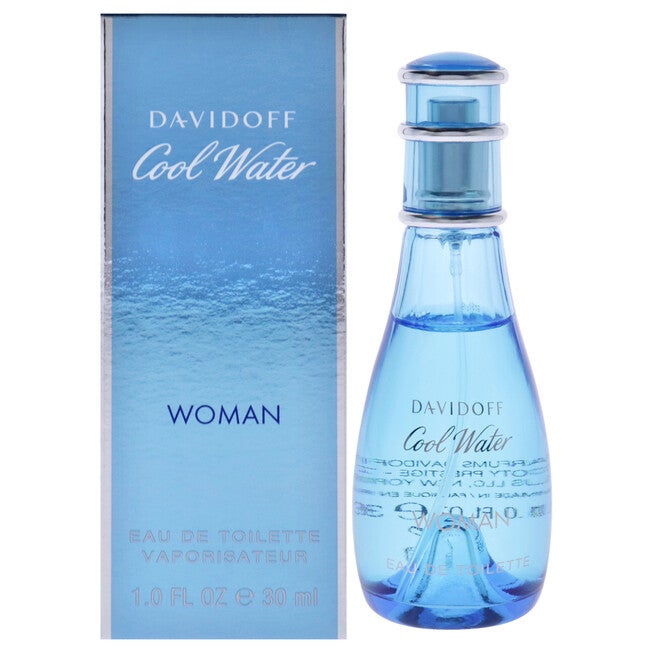 Cool Water by Davidoff for Women - 1 oz EDT Spray, NA, hi-res image number null