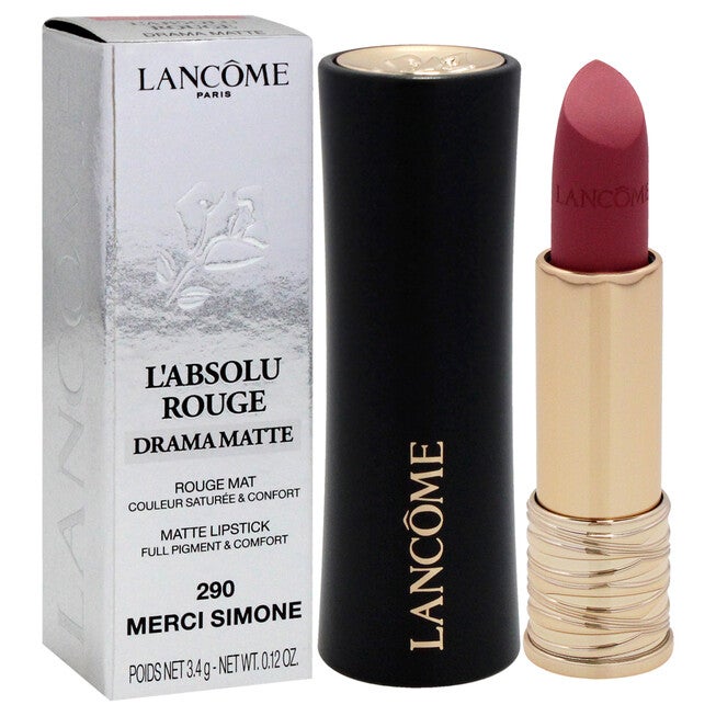 LAbsolu Rouge Drama Matte Lipstick - 290 Merci Simone by Lancome for Women - 0.12 oz Lipstick, See Description, alternate image number 2