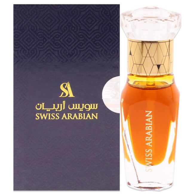 Amber Aura by Swiss Arabian for Unisex - 0.4 oz Parfum Oil Rollerball, NA, hi-res image number null