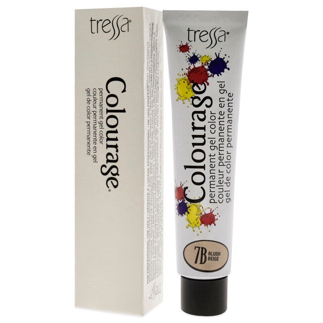 Colourage Permanent Gel Color - 7B Blush by Tressa for Unisex - 2 oz Hair Color, , alternate image number null