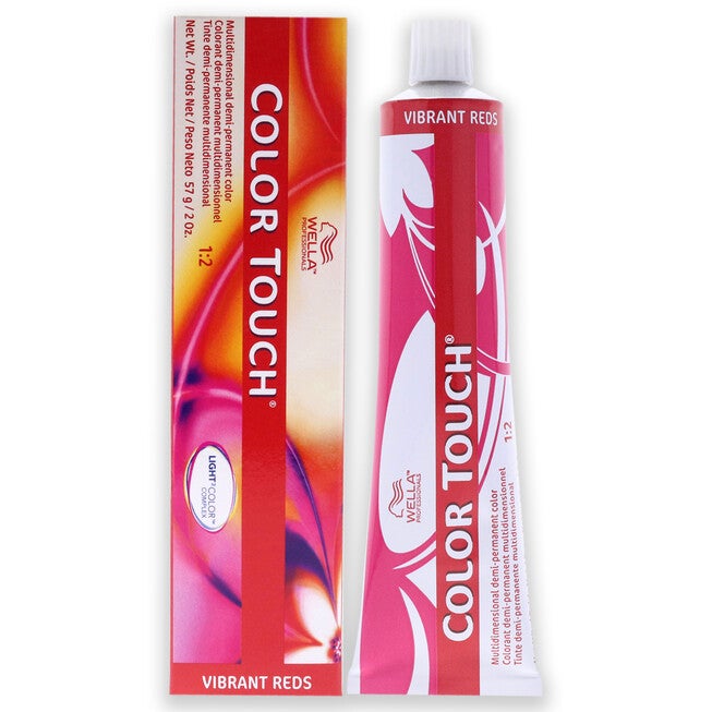 Color Touch Demi-Permanent Color - 4 6 Medium Brown-Violet by Wella for Unisex - 2 oz Hair Color, NA, hi-res image number null