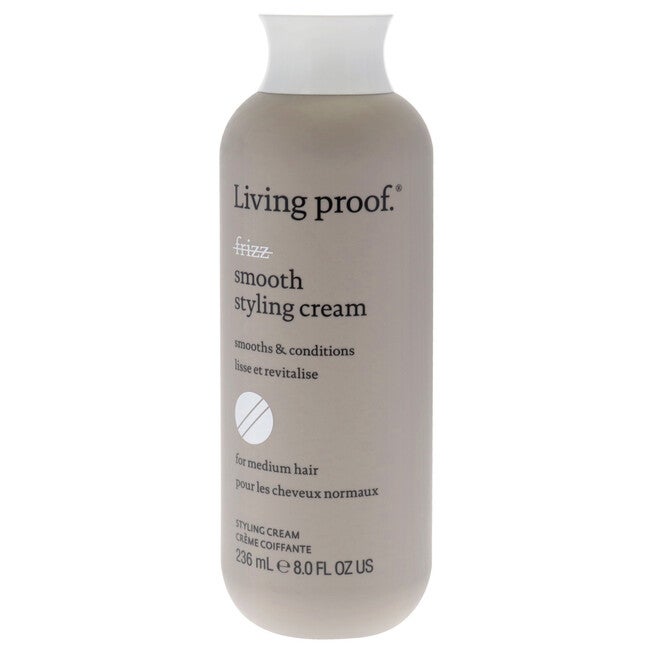 No Frizz Smooth Styling Cream by Living Proof for Unisex - 8 oz Cream, NA, hi-res image number null