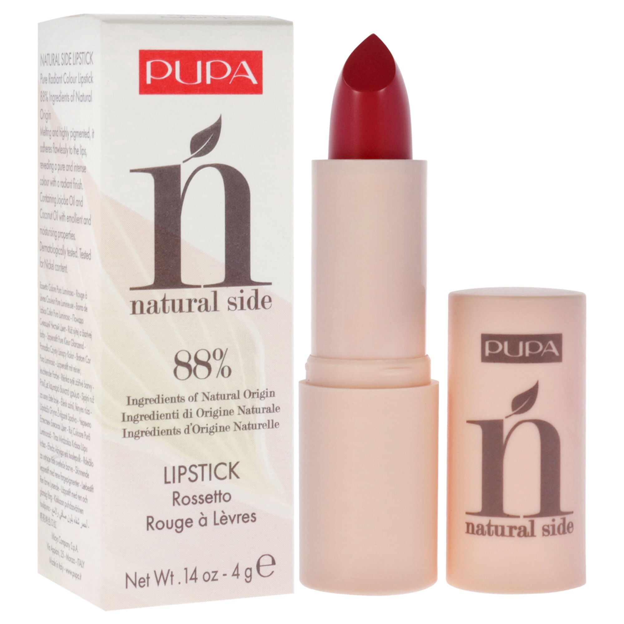 Natural Side Lipstick - 004 Light Coral by Pupa Milano for Women - 0.14 oz Lipstick, See Description, alternate image number 1