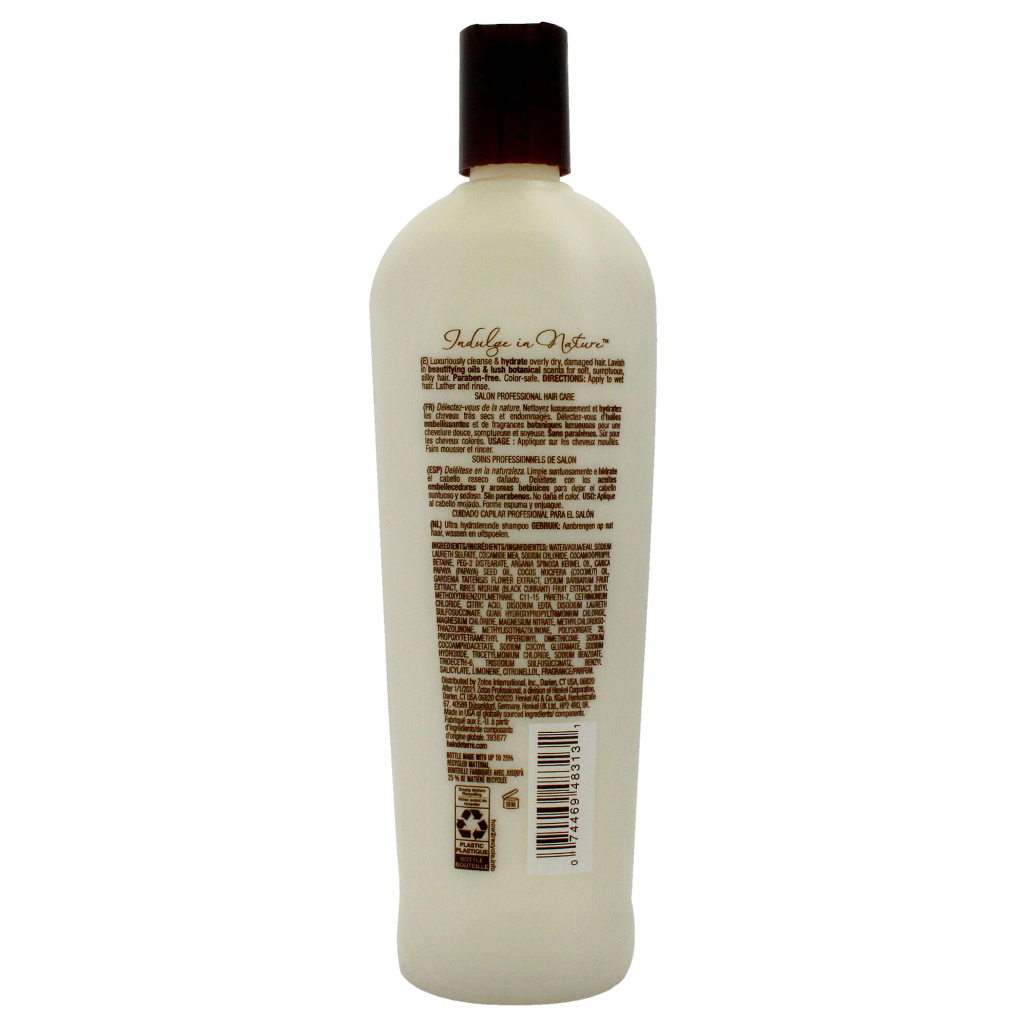 Coconut Papaya Ultra Hydrating Shampoo by Bain de Terre for Unisex - 13.5 oz Shampoo, See Description, alternate image number 1