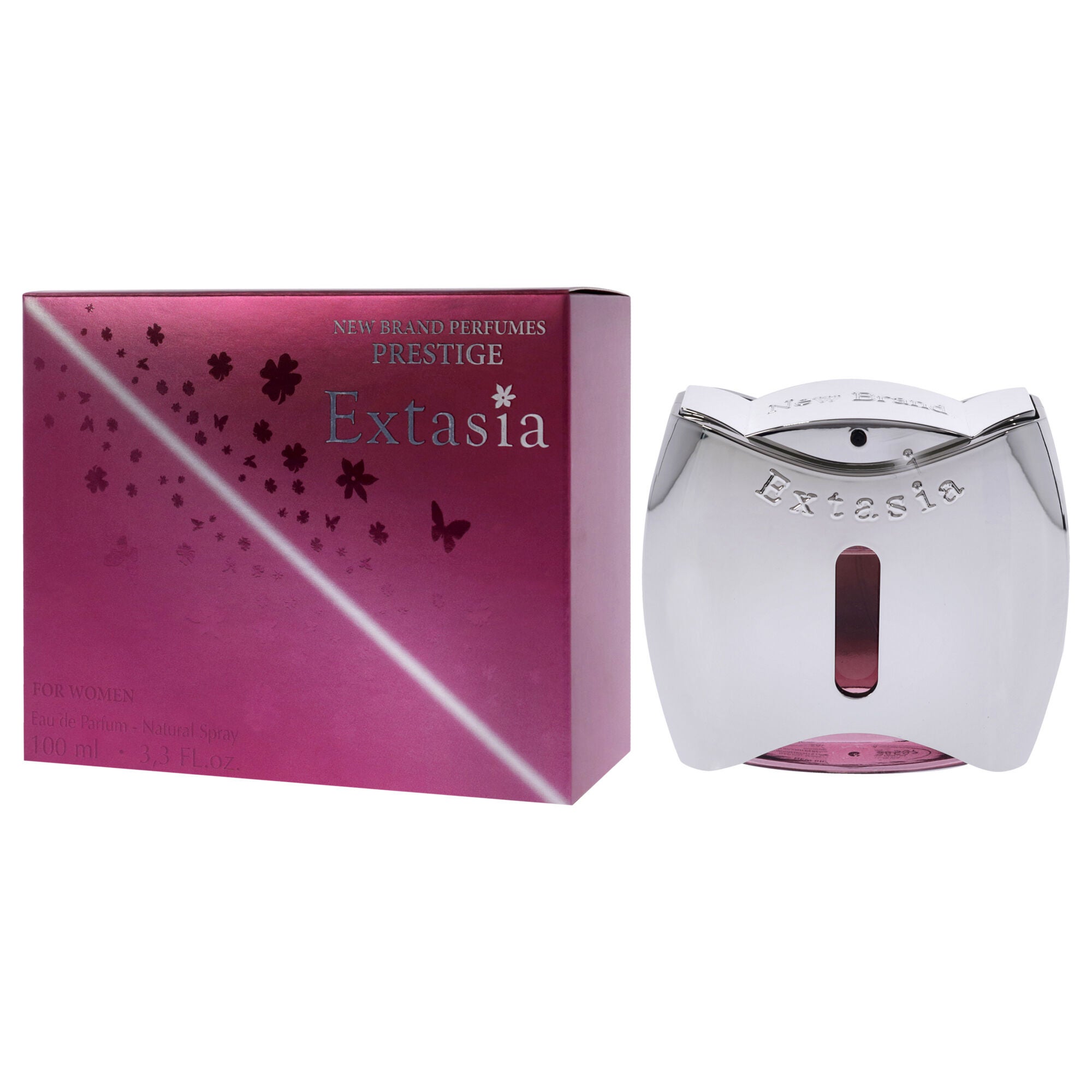 Extasia by New Brand for Women - 3.3 oz EDP Spray, Clear, alternate image number 2