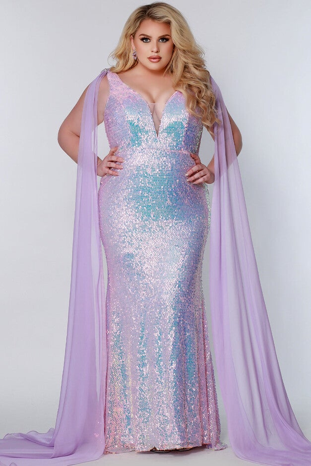 Aurora Evening Gown, Lilac Frost, hi-res image number null