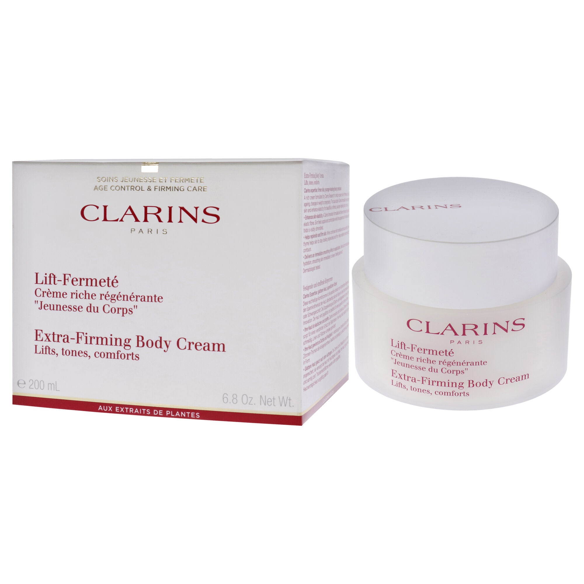 Extra Firming Body Cream by Clarins for Unisex - 6.8 oz Body Cream, See Description, alternate image number 2