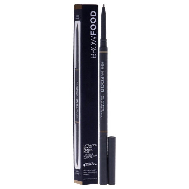 BrowFood Ultra Fine Brow Pencil Duo - Dark Blonde by LashFood for Women - 0.0035 oz Eyebrow Pencil, See Description, alternate image number 1