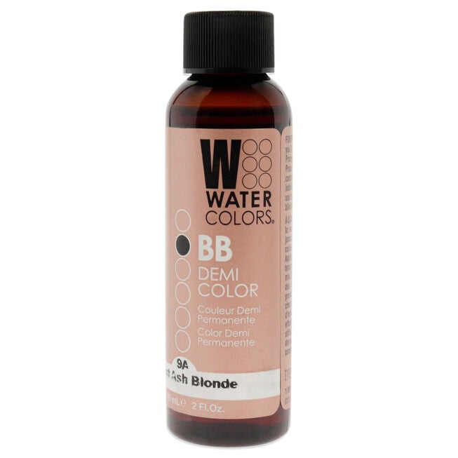 Watercolors BB Demi-Permanent Hair Color - 9A Light Ash Blonde by Tressa for Unisex - 2 oz Hair Color, NA, hi-res image number null