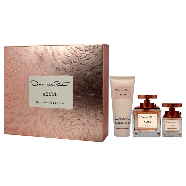 Alibi by Oscar De La Renta for Women - 3 Pc Gift Set 3.4oz EDT Spray, 1oz EDT Spray 3.4oz Body Lotion, NA, alternate image number null