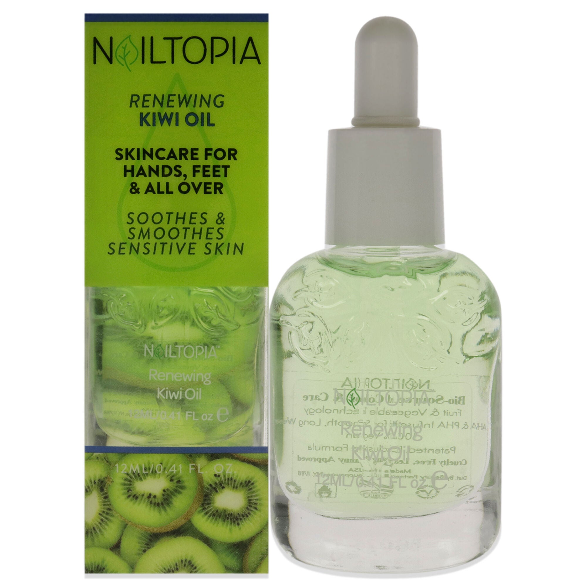 Fresh Soothing and Smoothing Kiwi Oil by Nailtopia for Women - 0.41 oz ...