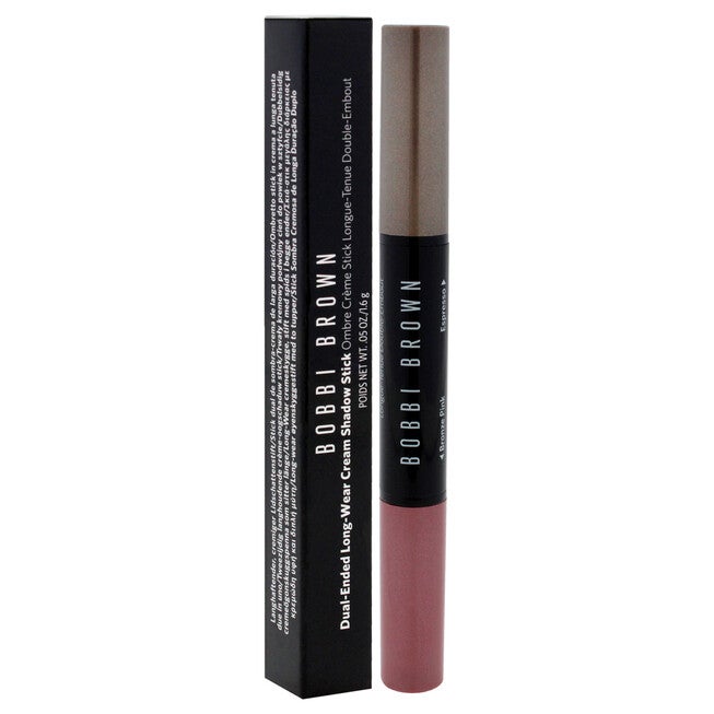 Dual-Ended Long-Wear Cream Shadow Stick - Bronze Pink-Espresso Matte by Bobbi Brown for Women - 0.05 oz Eye Shadow, NA, alternate image number null