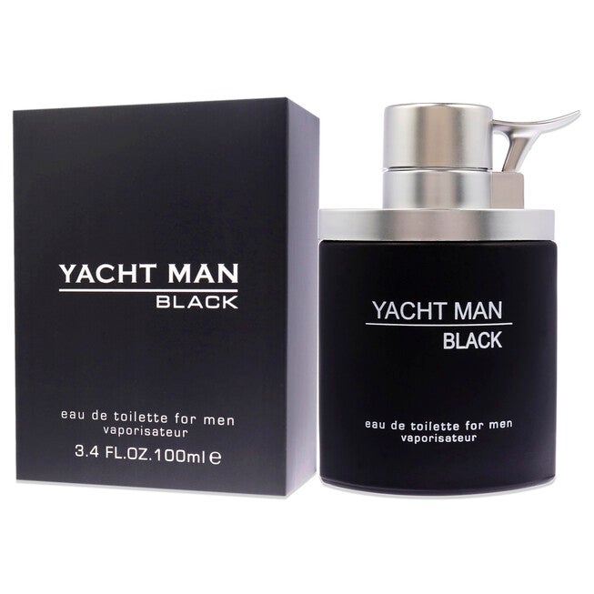 Yacht Man Black by Myrurgia for Men - 3.4 oz EDT Spray, , alternate image number null
