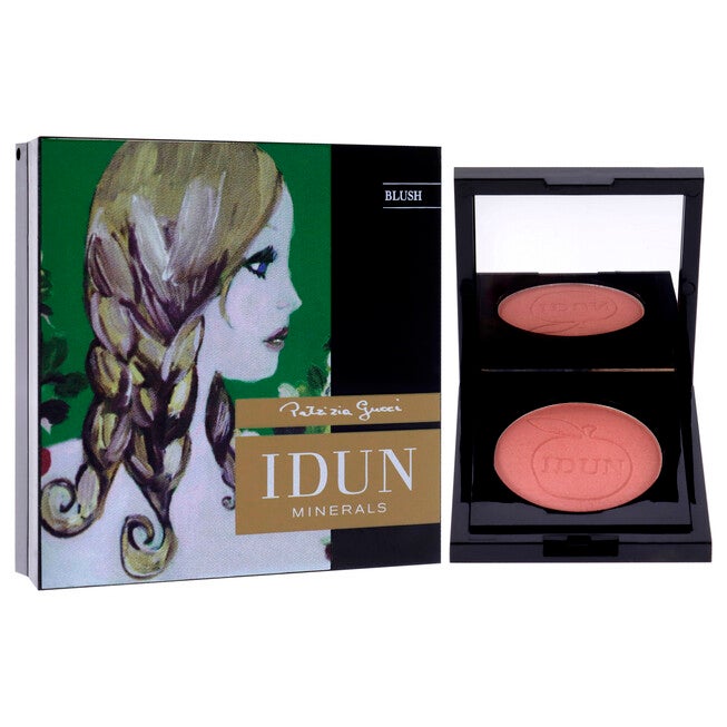 Pressed Mineral Blush - 011 Smultron by Idun Minerals for Women - 0.18 oz Blush, See Description, alternate image number 1
