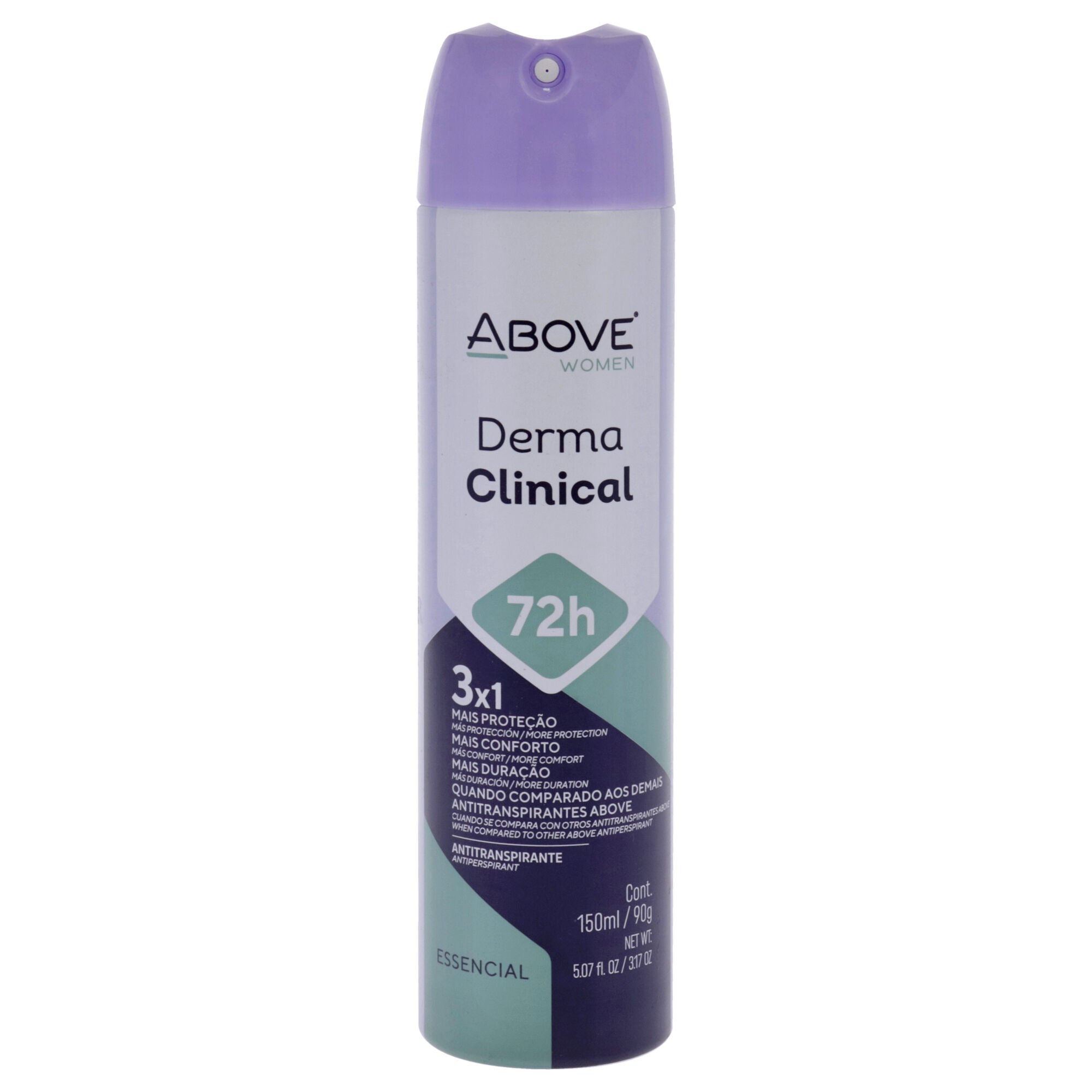 72 Hours Antiperspirant Deodorant - Derma Clinical by Above for Women - 3.17 oz Deodorant Spray, See Description, hi-res image number 0