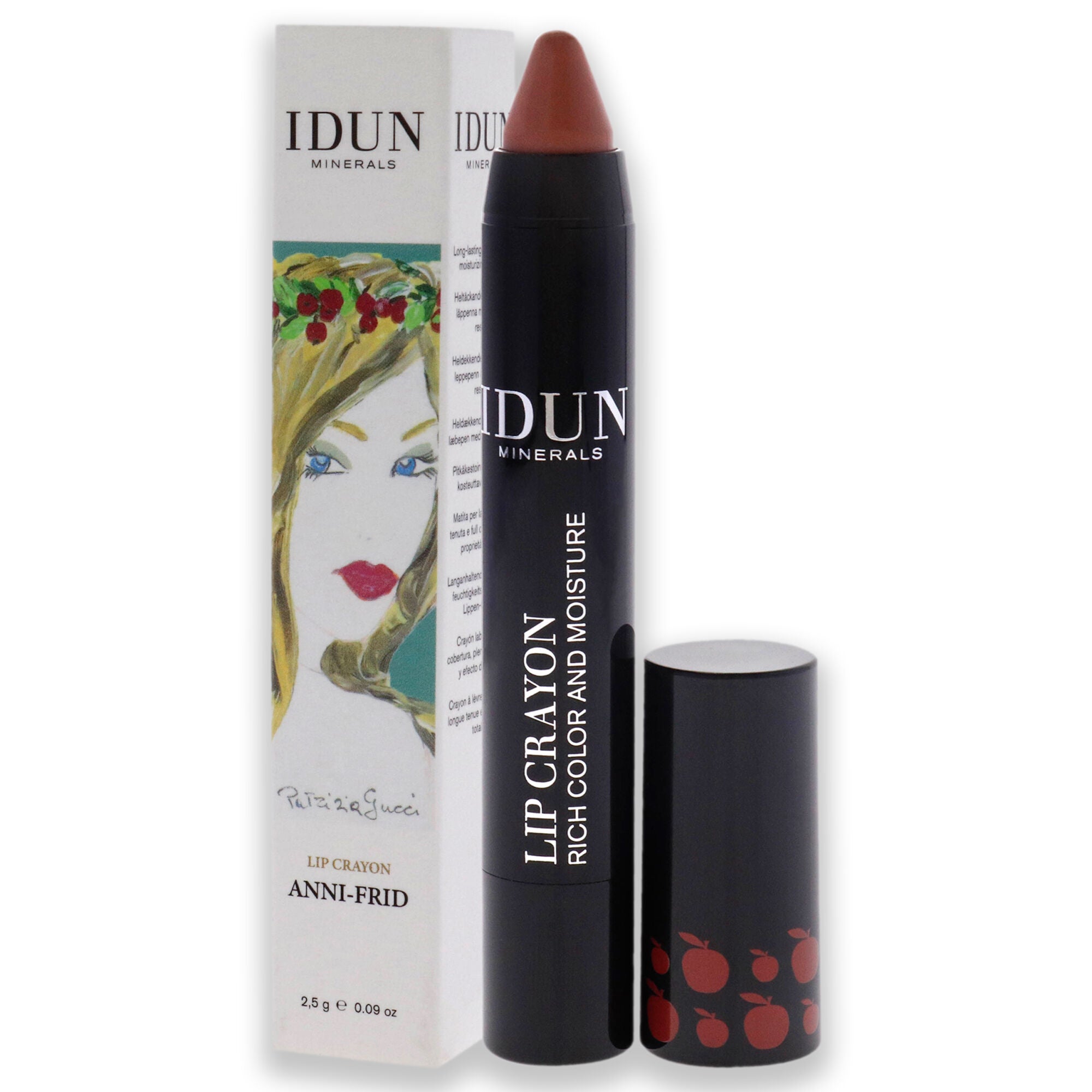 Lip Crayon - 402 Anni-Frid by Idun Minerals for Women - 0.09 oz Lipstick, , alternate image number 7