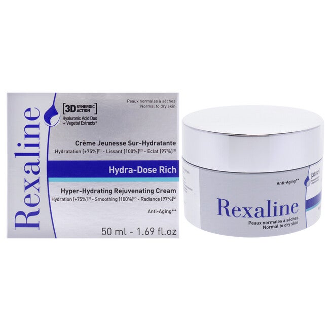 Hydra-Dose Hyper-Hydrating Anti-Wrinkle Rich Cream by Rexaline for Women - 1.69 oz Cream, NA, hi-res image number null