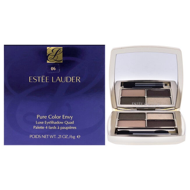 Pure Color Envy Luxe Eyeshadow Quad - 06 Metal Moss by Estee Lauder for Women - 0.21 oz Eye Shadow, , alternate image number null