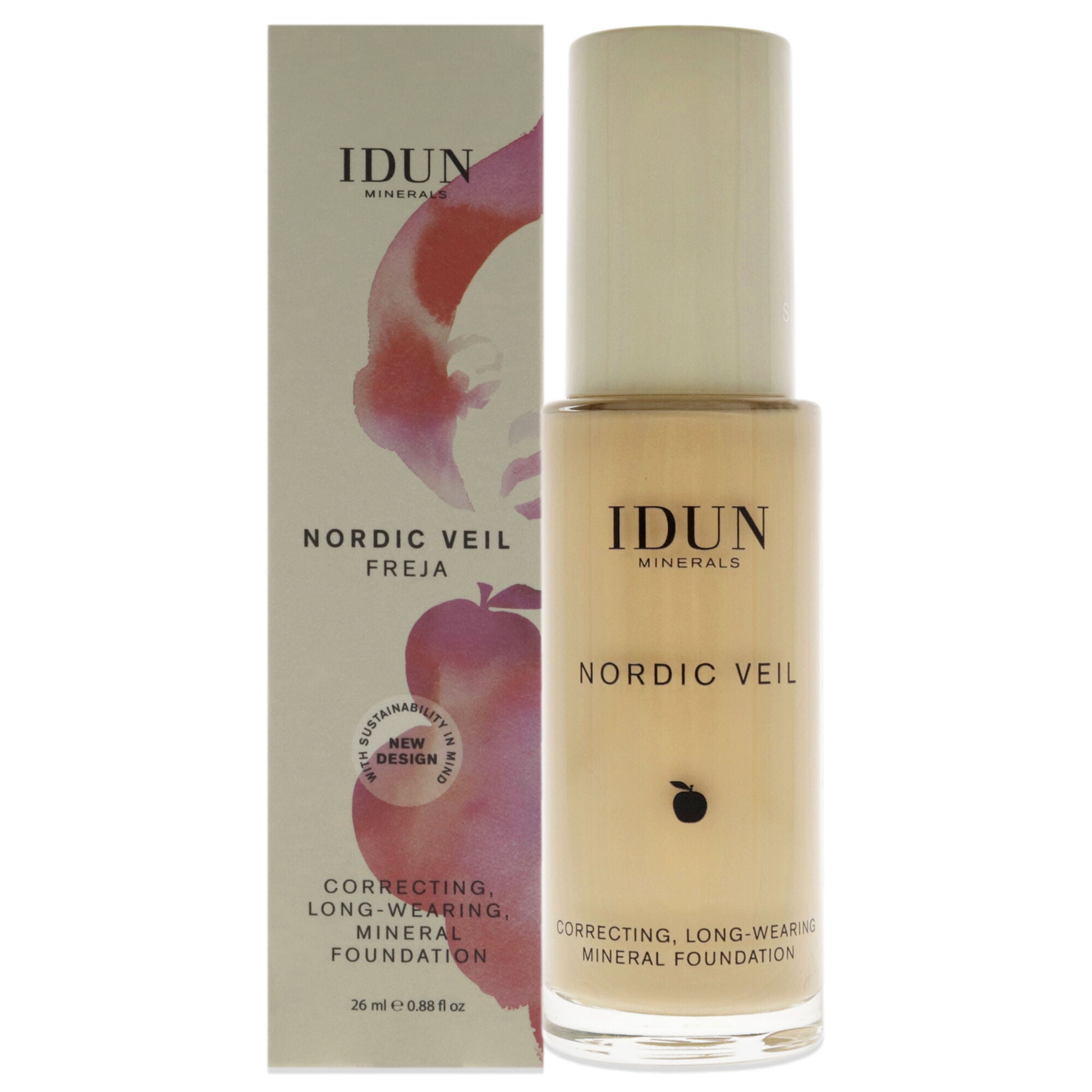 Nordic Veil Foundation - 306 Freja by Idun Minerals for Women - 0.88 oz Foundation, See Description, hi-res image number 0