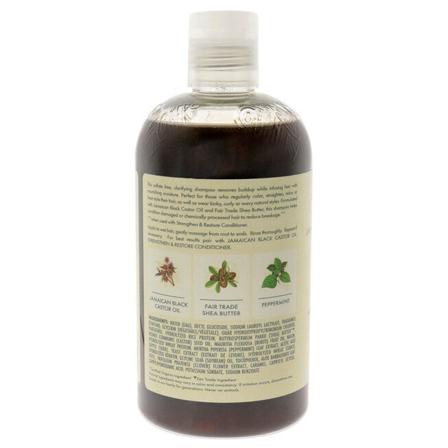 Jamaican Black Castor Oil Strengthen, Grow and Restore Shampoo by Shea Moisture for Unisex - 13 oz Shampoo, NA, alternate image number null