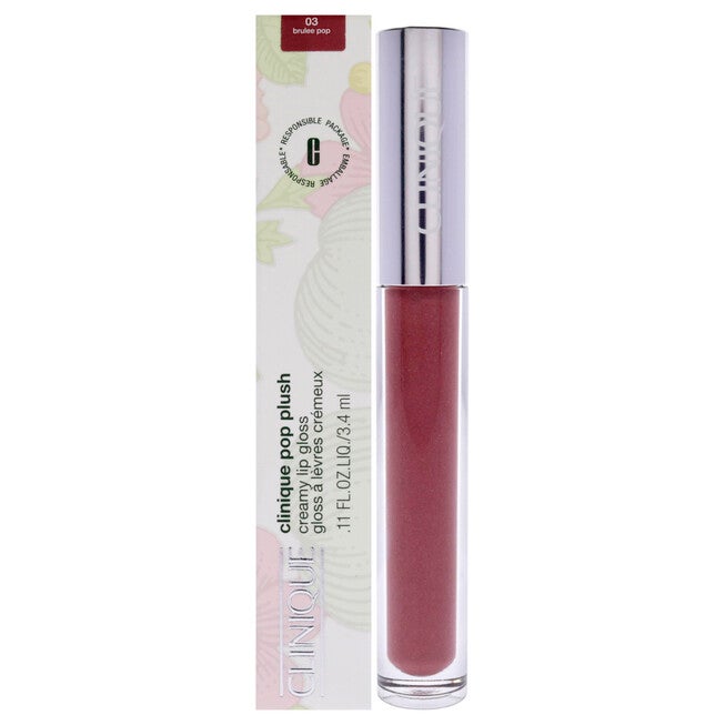 Pop Plush Creamy Lip Gloss - 03 Brulee Pop by Clinique for Women - 0.11 oz Lip Gloss, , alternate image number 5