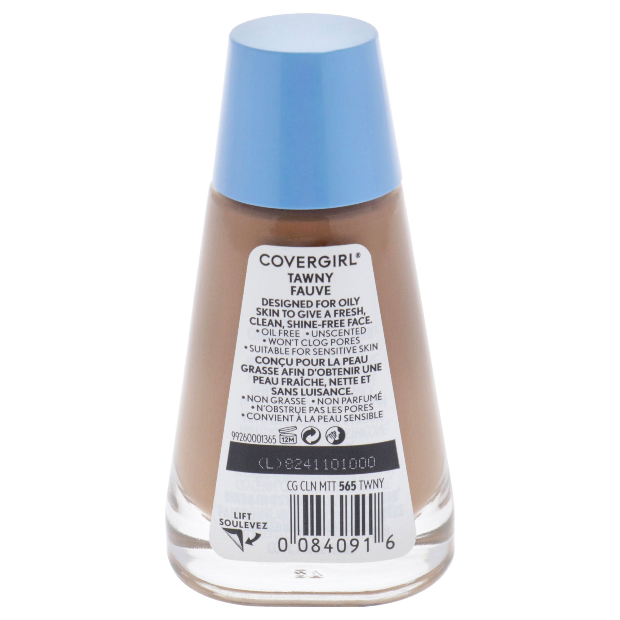 Clean Oil Control Liquid Foundation - # 565 Tawny by CoverGirl for Women - 1 oz Foundation, See Description, alternate image number 1