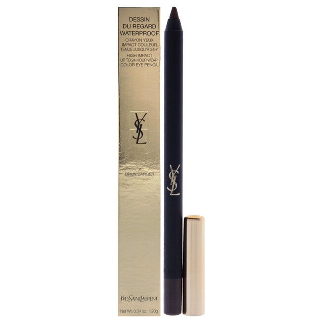Dessin Du Regard Waterproof Eye Pencil - 2 Brun Danger by Yves Saint Laurent for Women - 0.04 oz Eye Pencil, NA, hi-res image number null