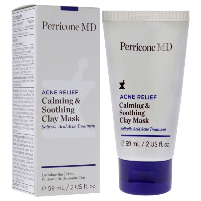 Acne Relief Calming and Soothing Clay Mask by Perricone MD for Unisex - 2 oz Mask, , alternate image number null