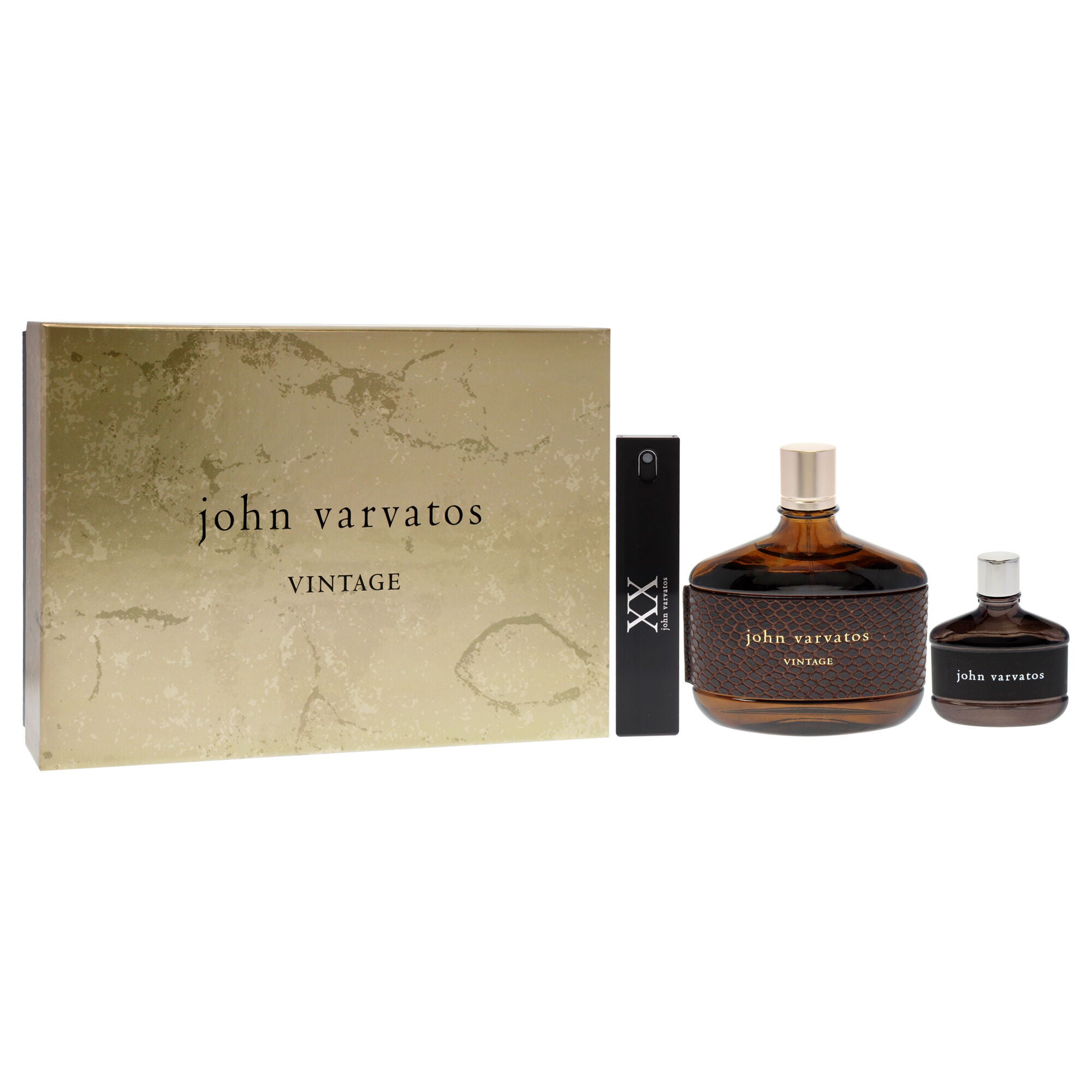 Vintage by John Varvatos for Men - 3 Pc Gift Set 4.2oz Vintage EDT Spray, 0.57oz XX EDT Spray, 0.5oz Heritage EDT Spray, See Description, alternate image number 2