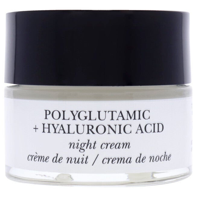 Polyglutamic Plus Hyaluronic Acid Night Cream by NOW Beauty for Unisex - 1.7 oz Cream, See Description, alternate image number null