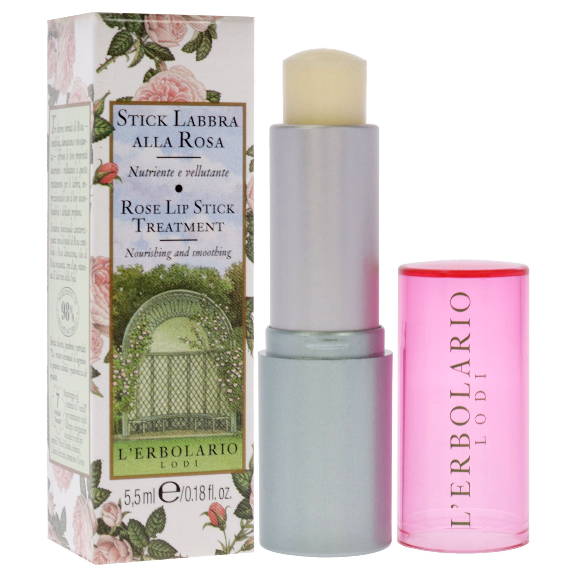 Lip Stick Treatment - Rose by LErbolario for Unisex - 0.18 oz Lip Treatment, NA, alternate image number 2