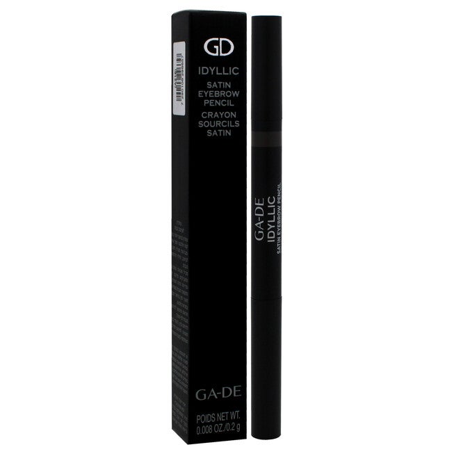Idyllic Satin Eyebrow Pencil - 600 Grey Brown by GA-DE for Women - 0.008 oz Eyebrow Pencil, NA, alternate image number null