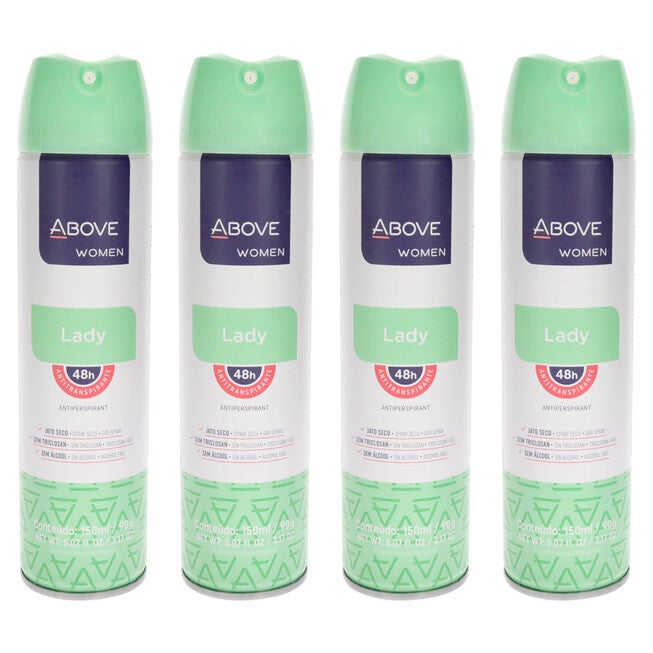 48 Hours Antiperspirant Deodorant - Lady by Above for Women - 3.17 oz Deodorant Spray - Pack of 4, NA, hi-res image number null