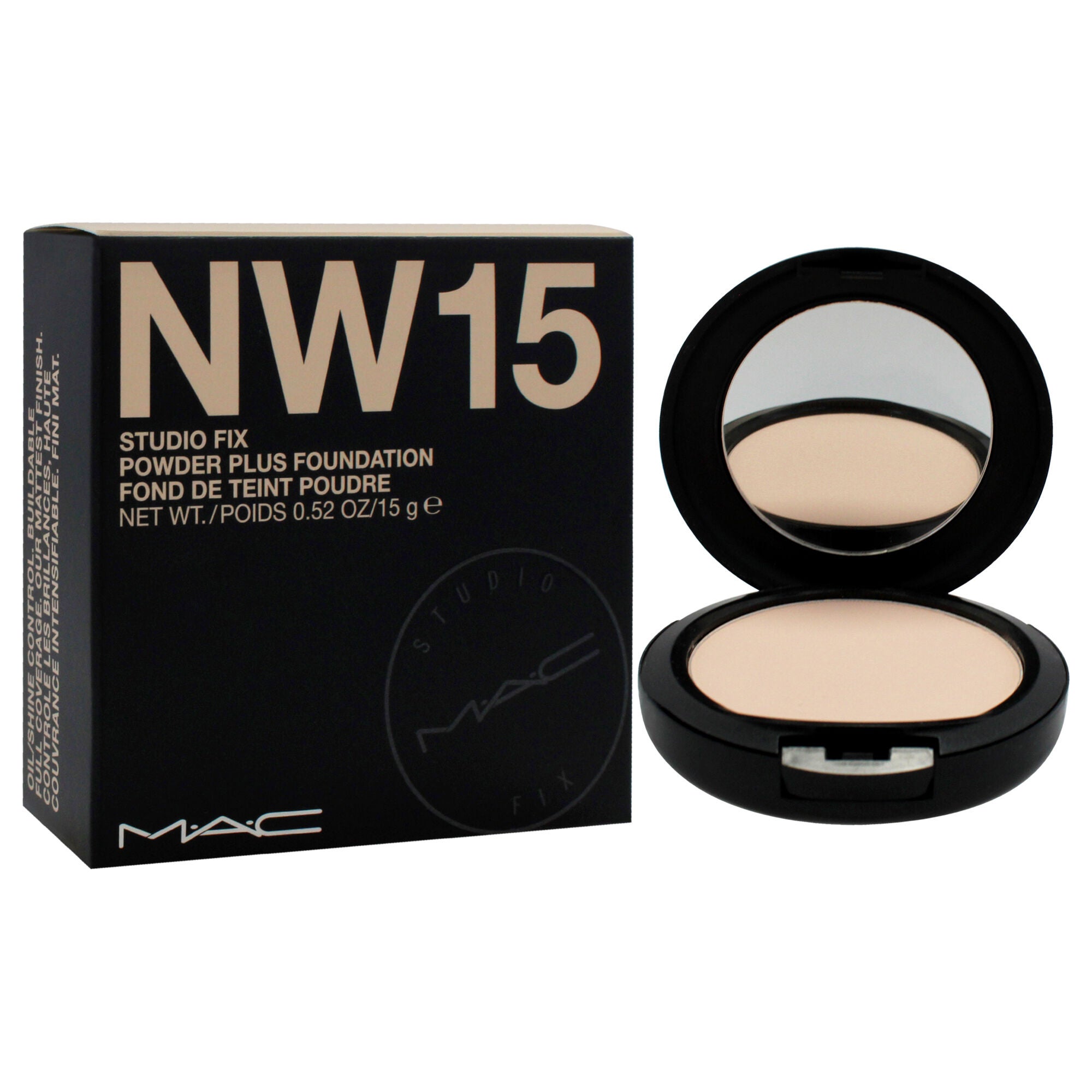 Studio Fix Powder Plus Foundation - NW15 by MAC for Women - 0.52 oz Foundation, , alternate image number 7