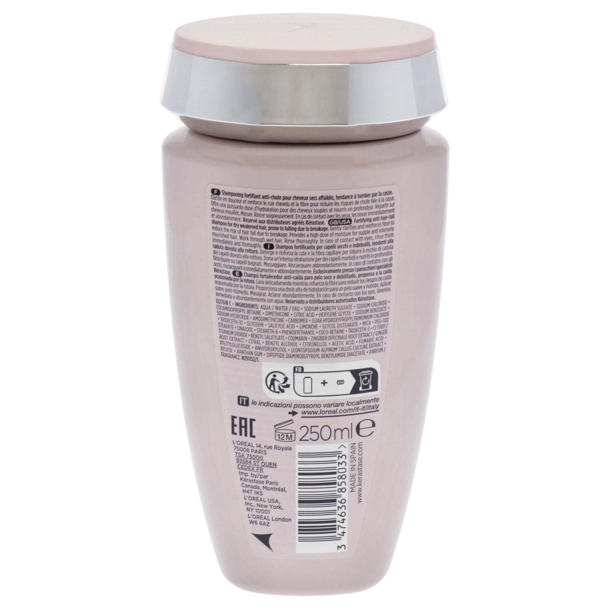 Genesis Bain Nutri-Fortifiant Shampoo by Kerastase for Unisex - 8.5 oz Shampoo, See Description, alternate image number 2