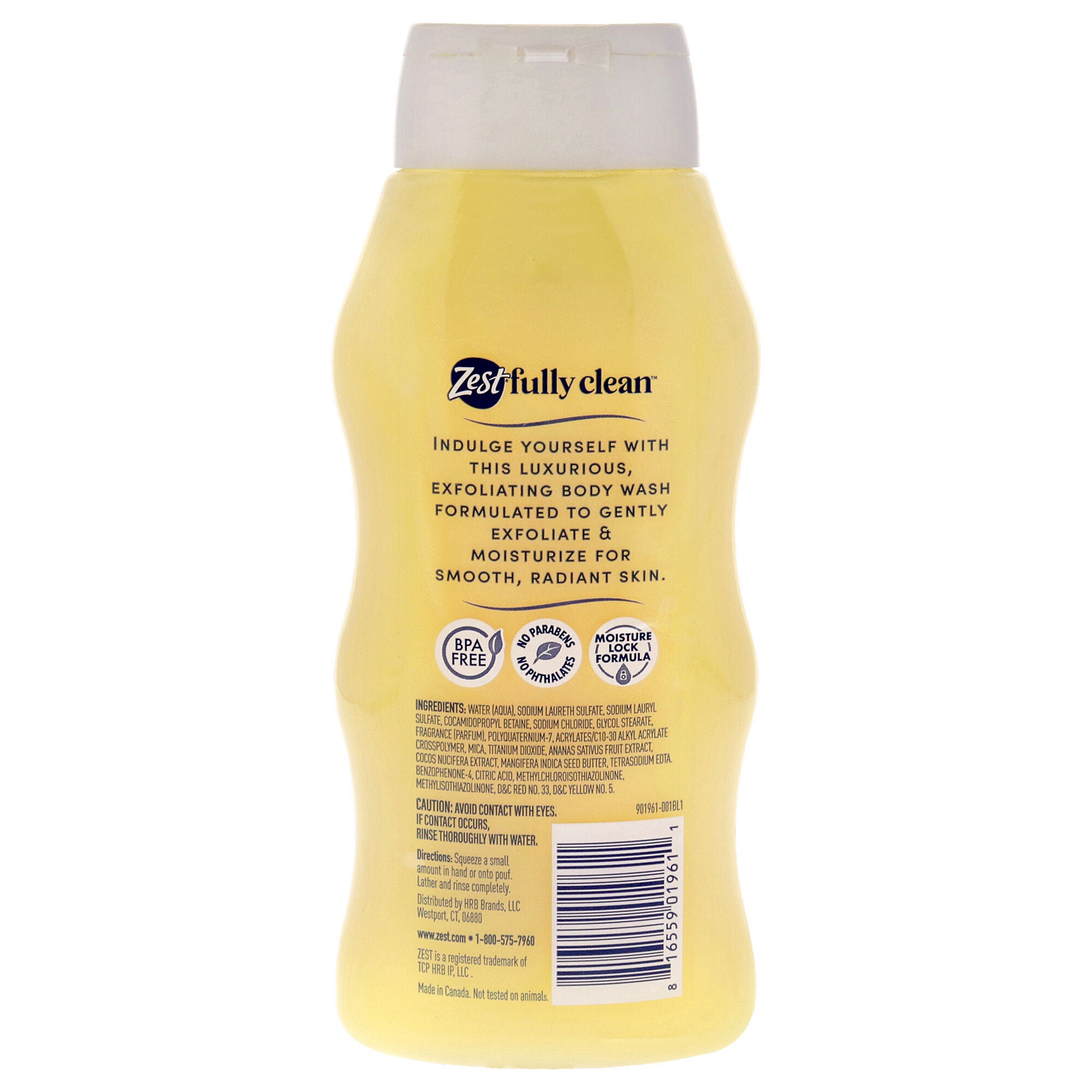 Exfoliate and Smooth Body Wash - Coconut Milk and Mango Butter by Zest for Women - 20 oz Body Wash, See Description, alternate image number 2