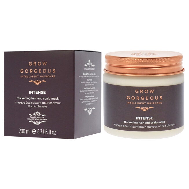 Intense Thickening Hair and Scalp Mask by Grow Gorgeous for Unisex - 6.7 oz Masque, NA, alternate image number null