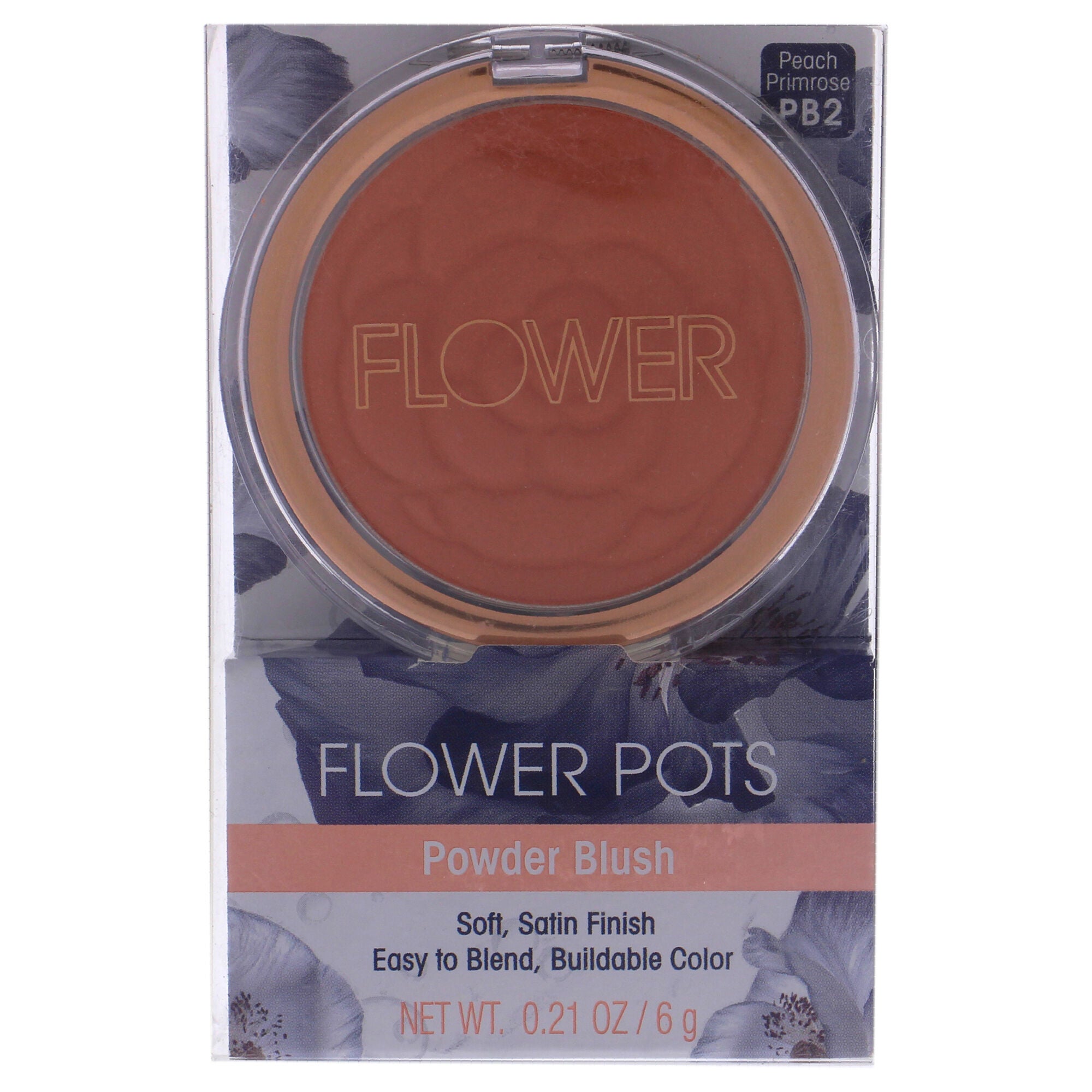 Flower Pots Powder Blush - Peach Primrose by Flower Beauty for Women - 0.21 oz Blush, See Description, hi-res image number 0