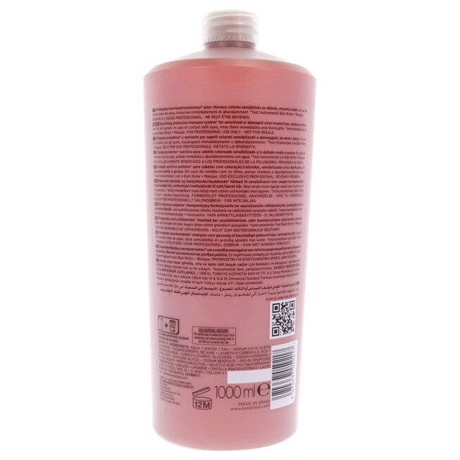 Chroma Absolu Bain Riche Respect Shampoo by Kerastase for Unisex - 34 oz Shampoo, , alternate image number null