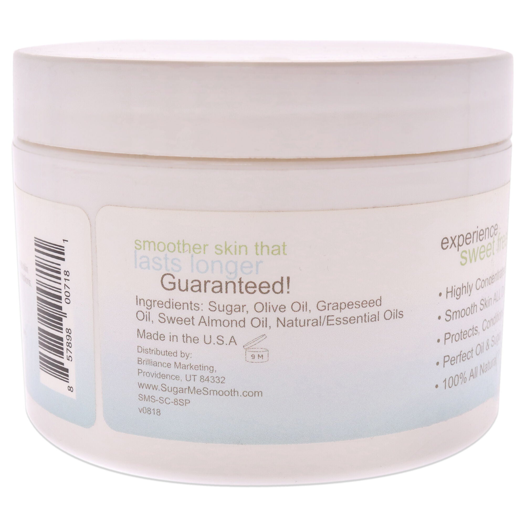 Body Scrub - Sweet Pomegranate by Sugar Me Smooth for Unisex - 8.9 oz Scrub, See Description, alternate image number 1