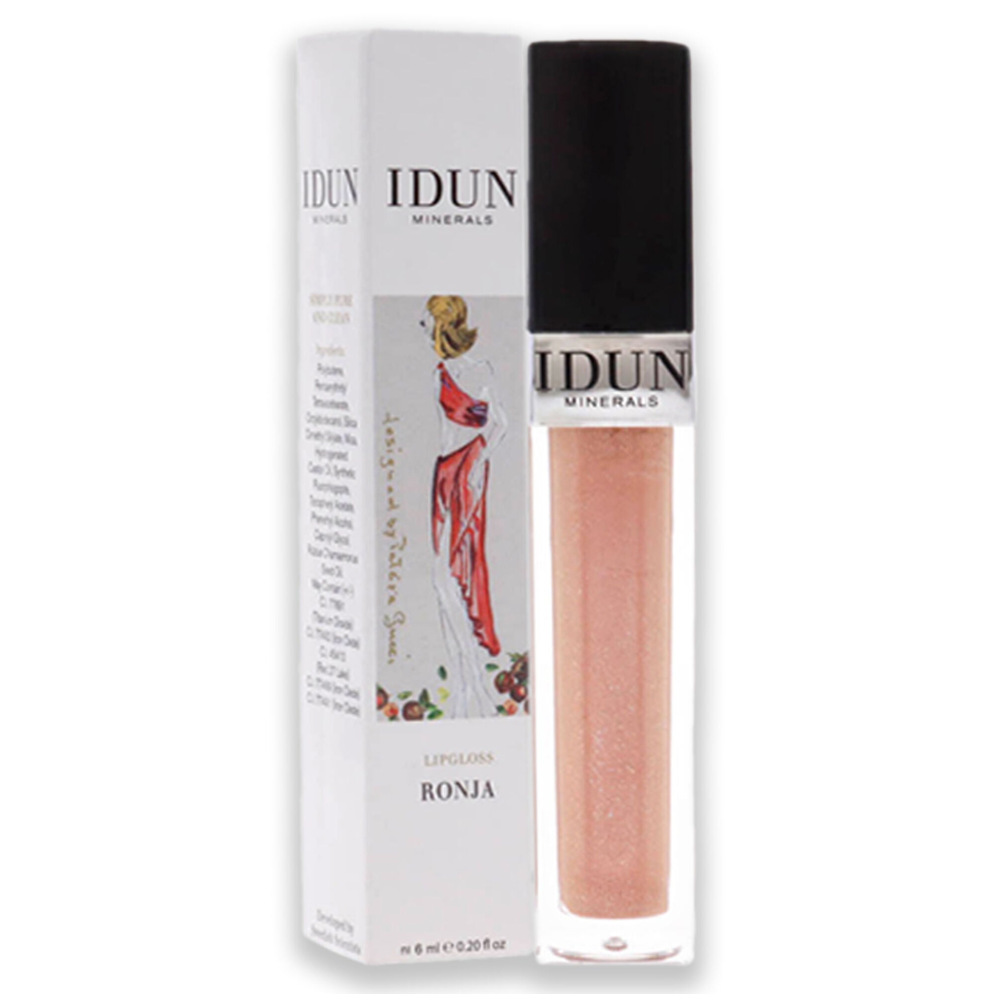 Lipgloss - 018 Ronja by Idun Minerals for Women - 0.2 oz Lip Gloss, , alternate image number 6
