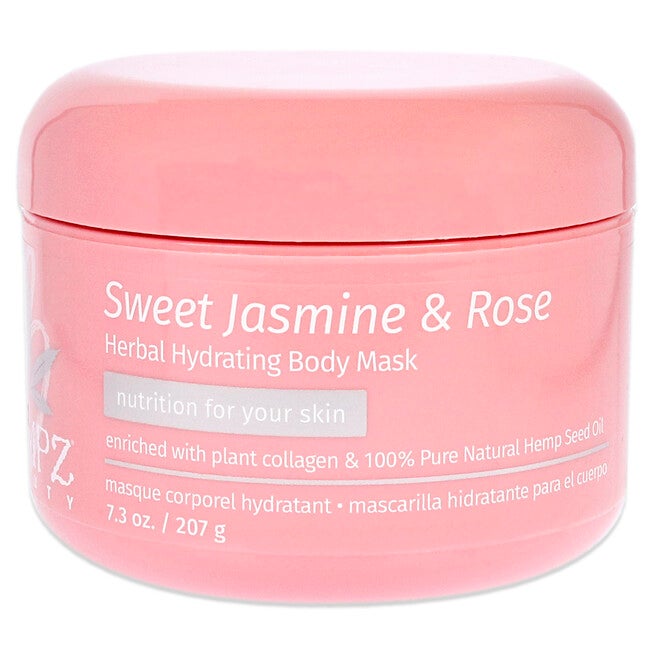 Sweet Jasmine and Rose Collagen Infused Herbal Body Mask by Hempz for Unisex - 7.3 oz Mask, , alternate image number null