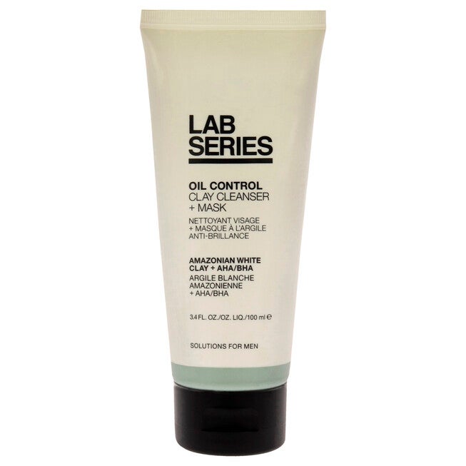 Oil Control Clay Cleanser Plus Mask by Lab Series for Men - 3.4 oz Mask, NA, hi-res image number null