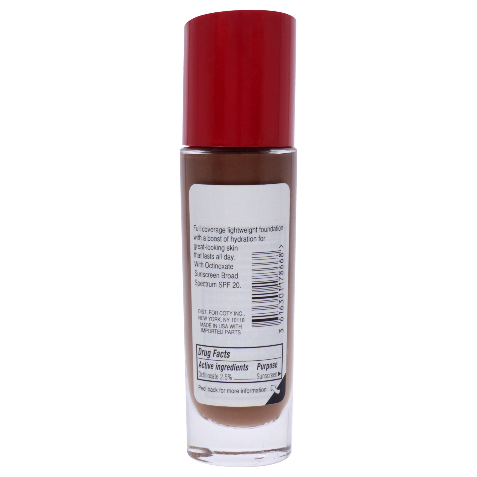 Lasting Finish 25Hr Full Coverage Foundation SPF 20 - 600 Warm Coconut by Rimmel London for Women - 1 oz Foundation, , alternate image number 3