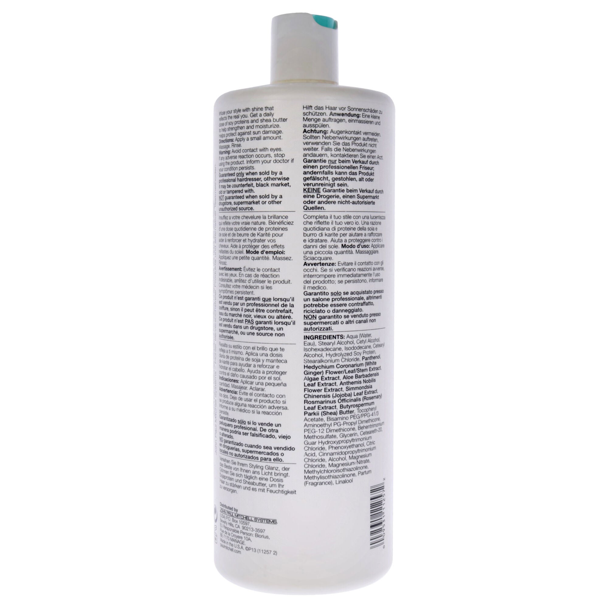 Instant Moist Daily Treatment by Paul Mitchell for Unisex - 33.8 oz Treatment, See Description, alternate image number 2