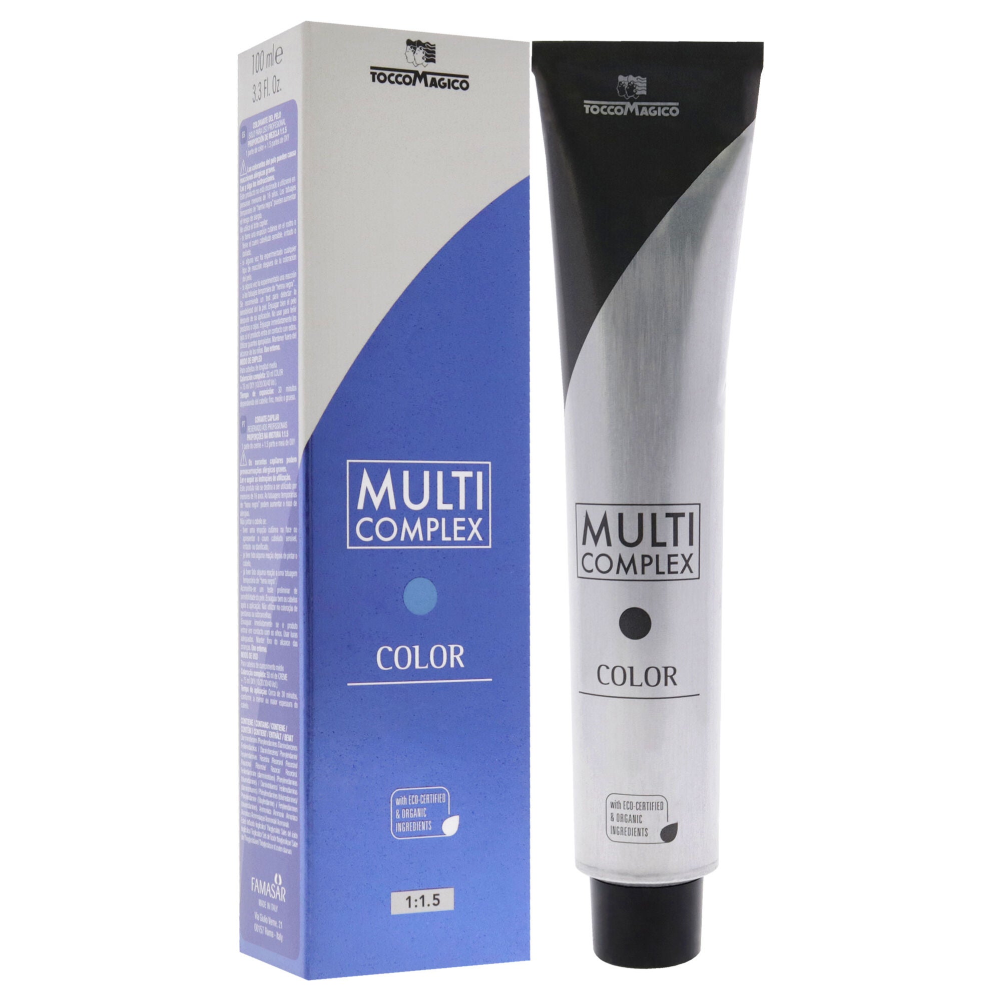 Multi Complex Permanet Hair Color - 6.3 Dark Golden Blond by Tocco Magico for Unisex - 3.38 oz Hair Color, See Description, alternate image number 2